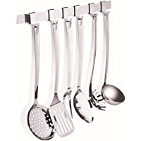 Lagostina Mestolame Grancucina Set De Utensilios De Cocina- Acero Inoxidable- Plateado-7 Unidades